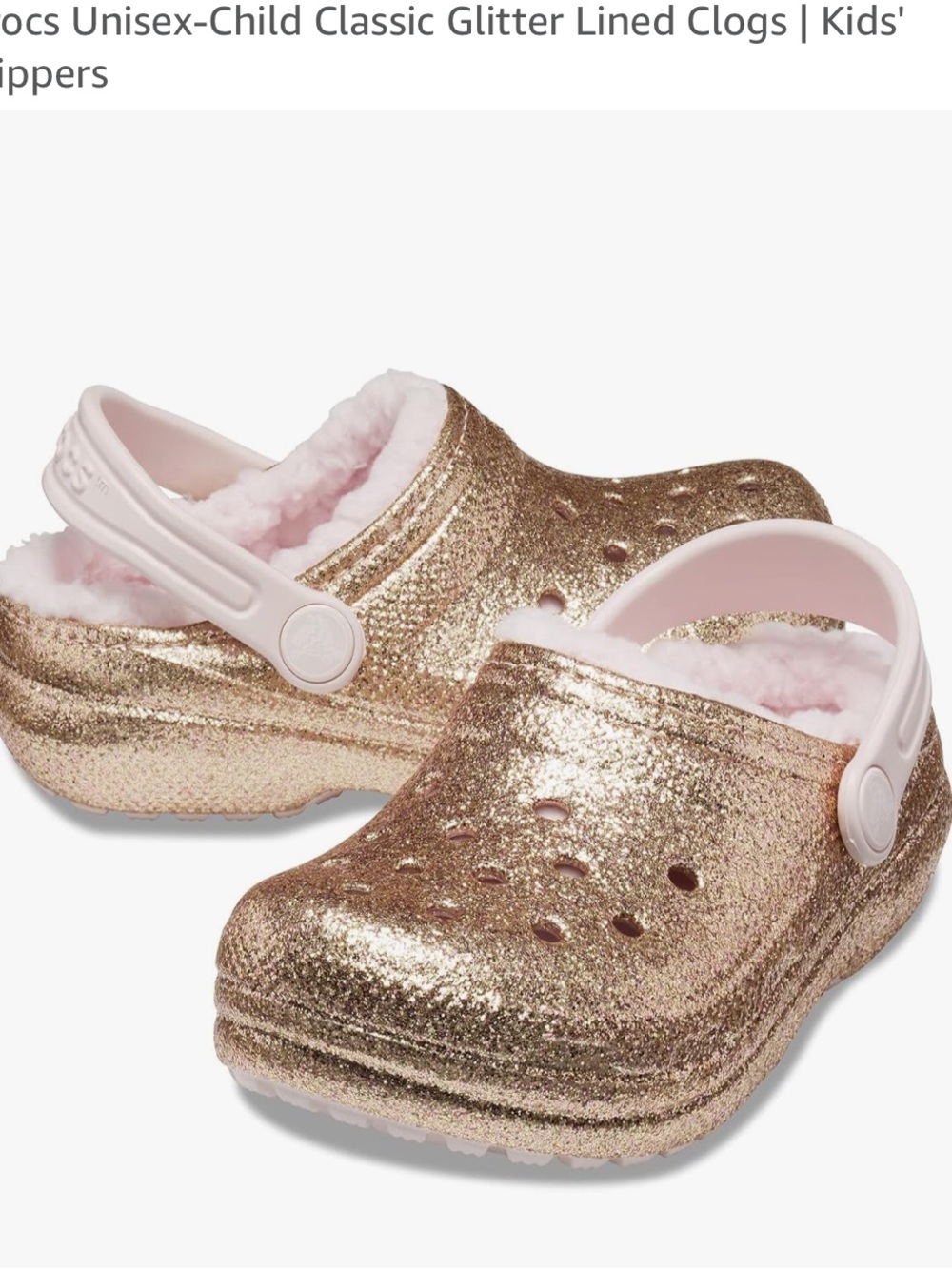 Glitter crocs